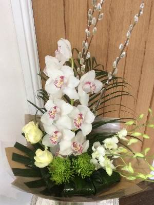 Classic Orchid Handtied